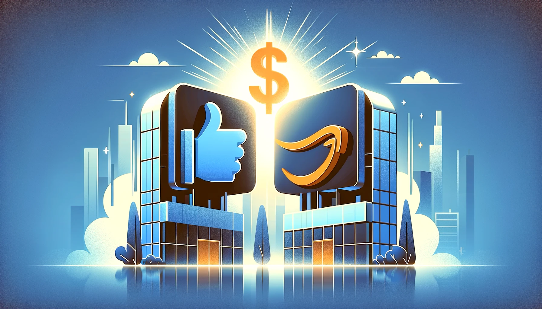 Meta and Amazon proudly announce amazing record-breaking billion-dollar earnings.