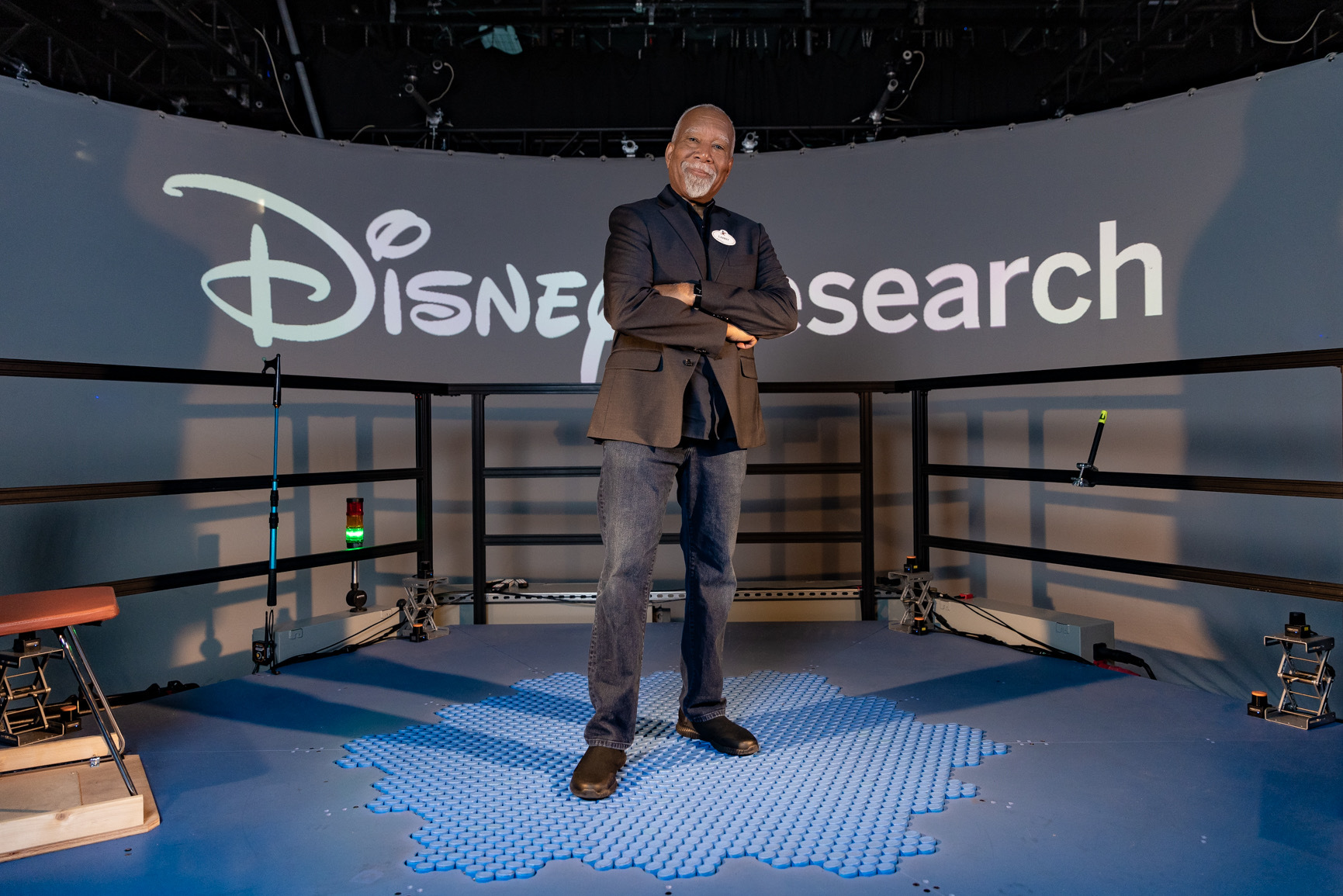 Disney Imagineer Introduces HoloTile Floor, Redefining Virtual Reality and Interactive Experiences