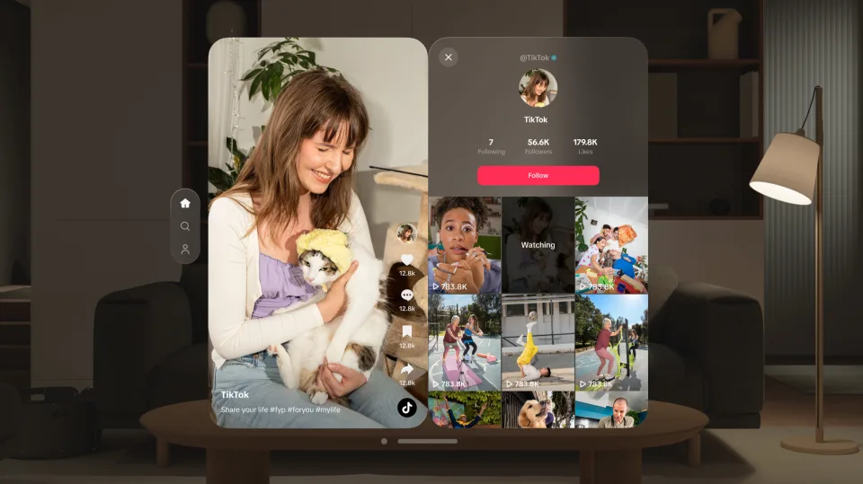 TikTok Expands into Virtual Spaces with Innovative App for Apple Vision Pro