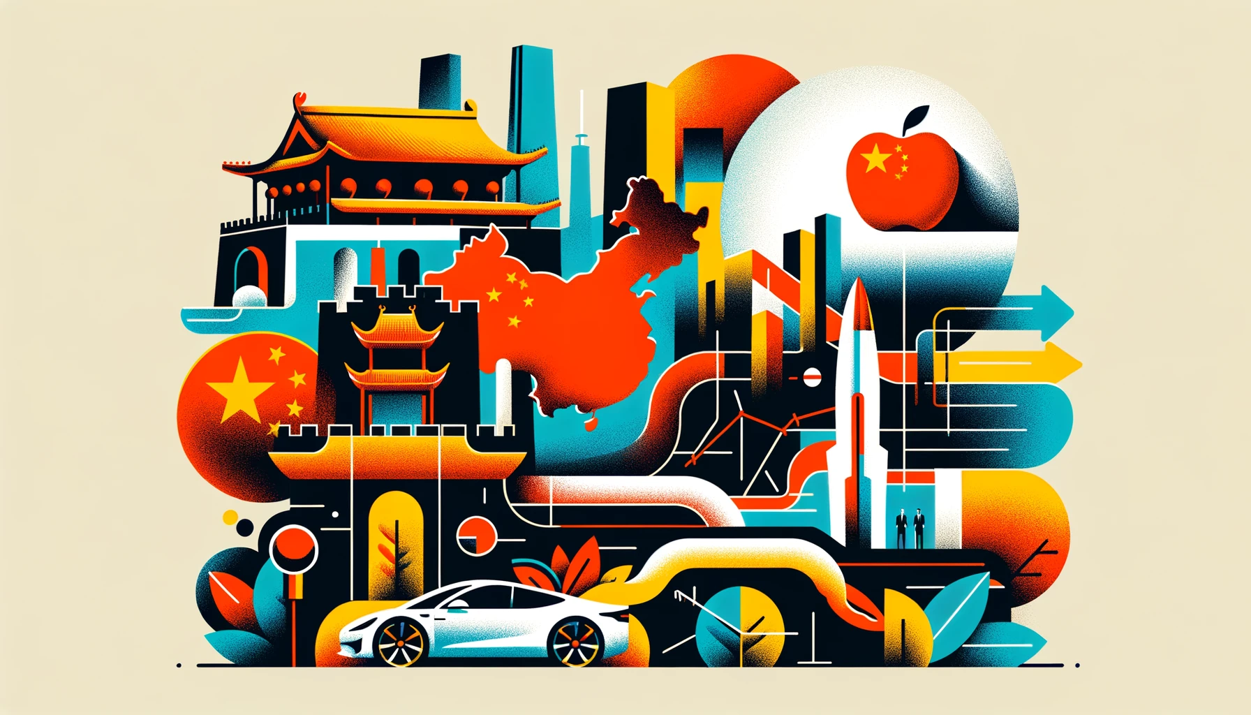 China is imparting a challenging business lesson to huge companies such as Apple and Tesla.