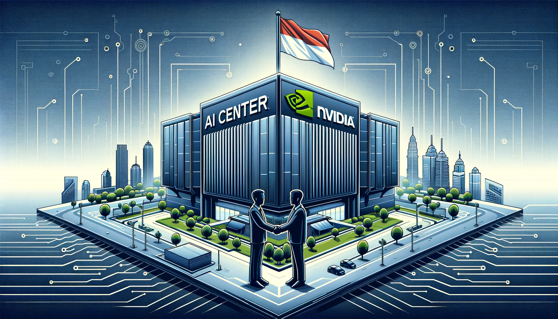 Nvidia and Indosat intend to invest $200 million in an AI center in Indonesia, according to the government.