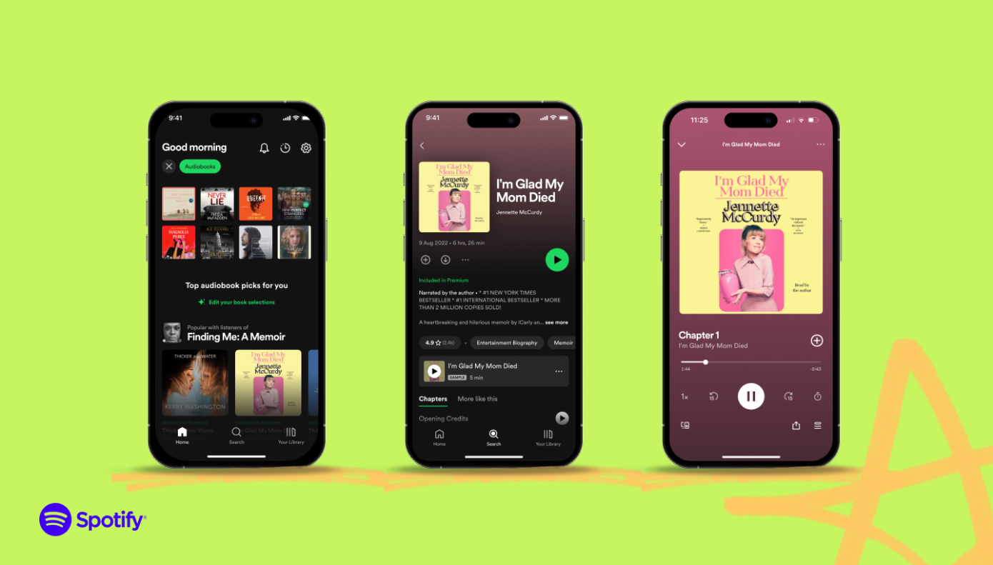 Spotify Expands Audiobook Perk to Canada, Ireland, and New Zealand