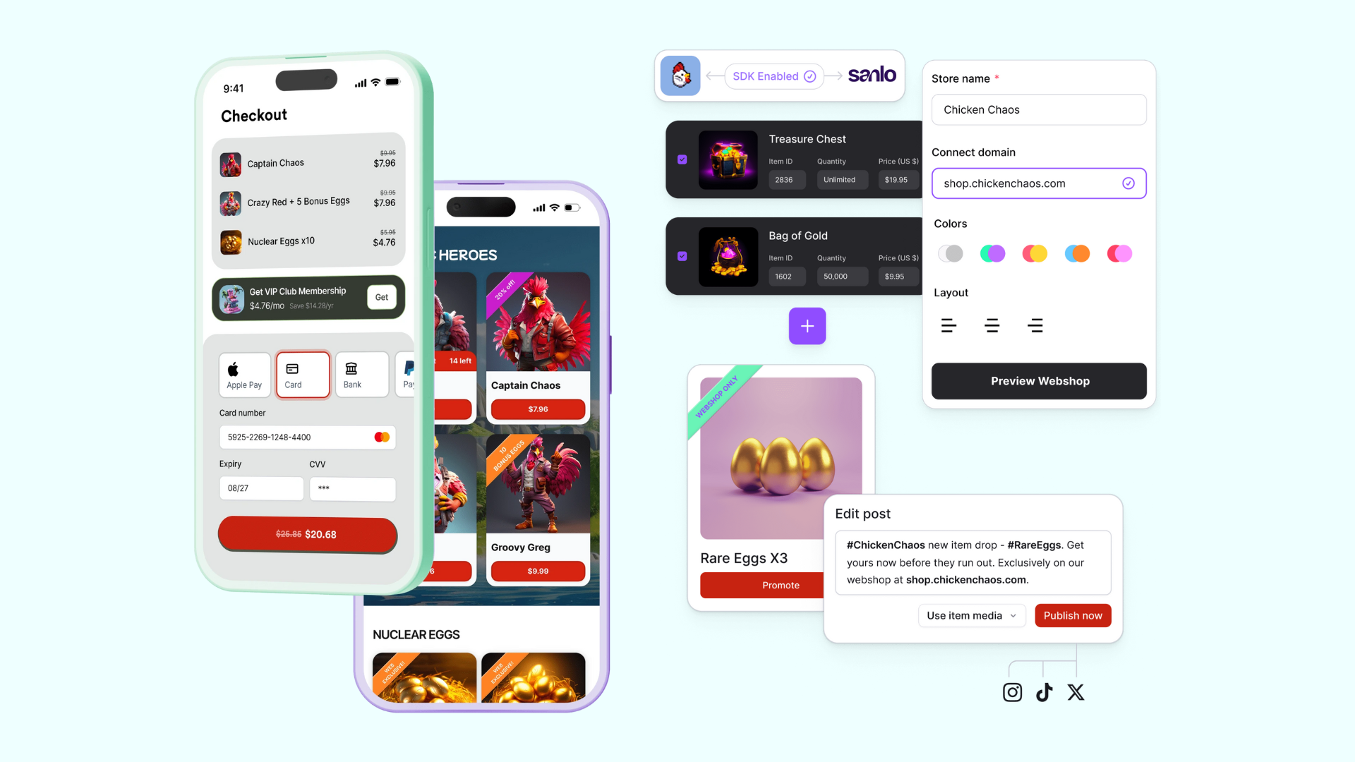 Fintech Gaming Startup Sanlo’s Webshop Tool Could Reduce App Store Fees for Developers