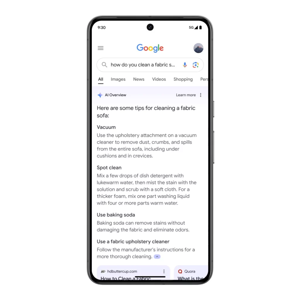Google's AI Overview