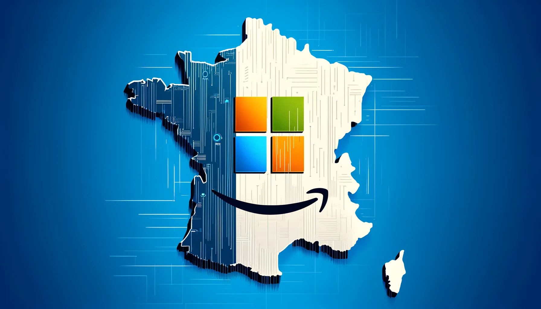 Microsoft and Amazon plan a $5.6 billion investment in France as Macron woos tech giants.