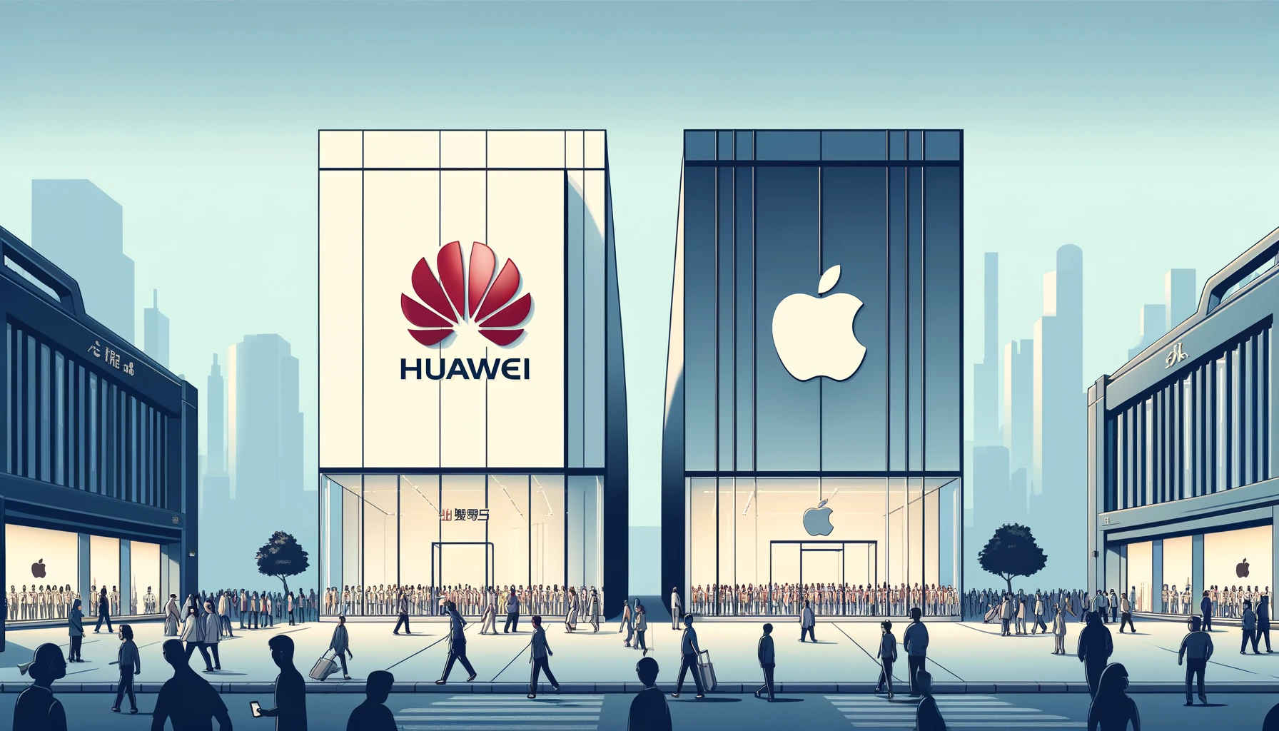 Huawei’s flagship store surge in China sets the stage for an interesting showdown with Apple
