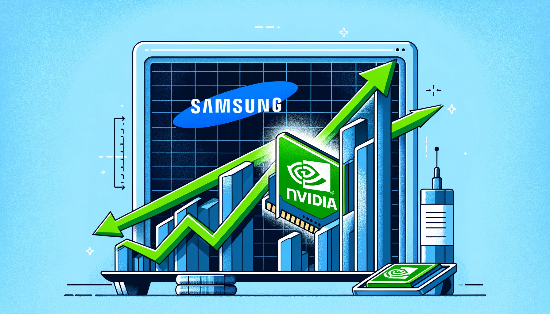 Samsung stock rises as Nvidia certifies its high-bandwidth memory chips