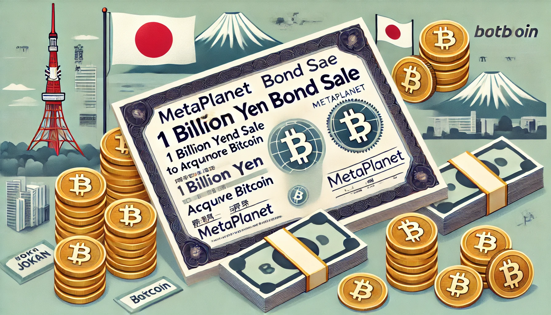 Japan’s Metaplanet Announces 1 Billion Yen Bond Sale to Acquire More Bitcoin