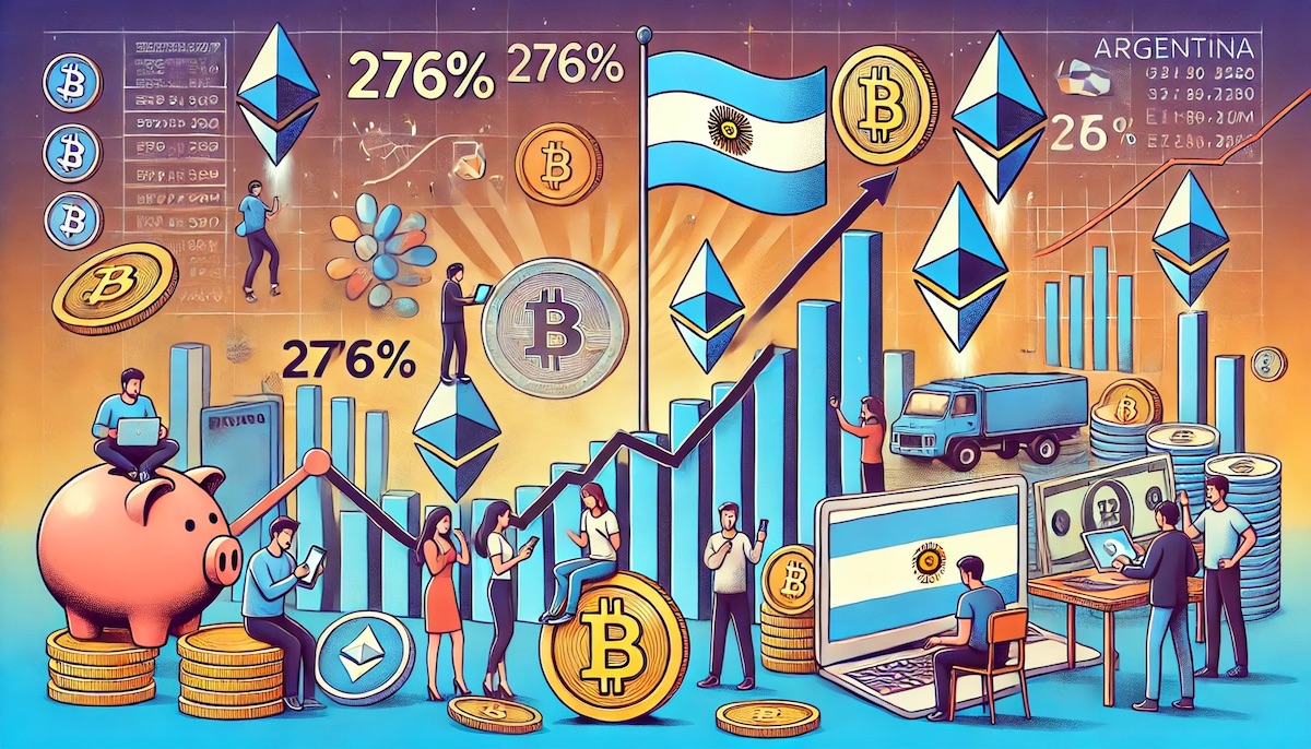 Crypto Adoption in Argentina Soars Amid 276% Inflation Spike