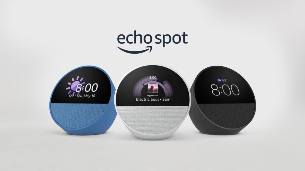 Amazon Echo Spot's colour options