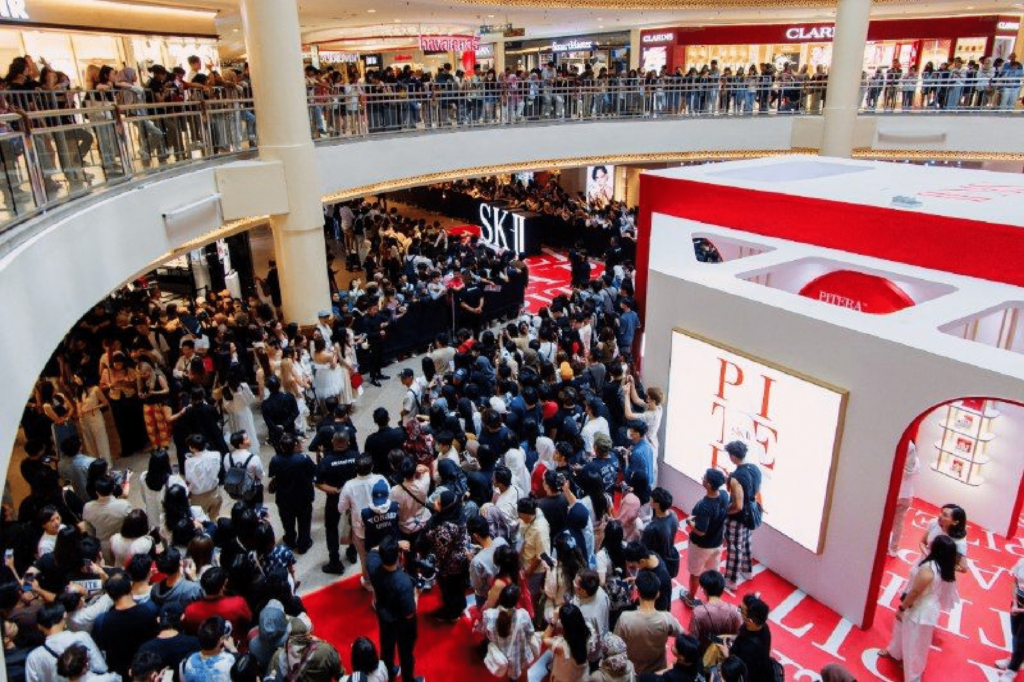 SK-II's launch at Mid Valley, Kuala Lumpur concept store