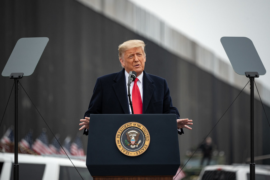 Trump’s Economic Address Diverges into Critiques of Harris, Biden, and More