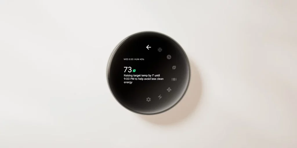 Google Nest Energy Shift