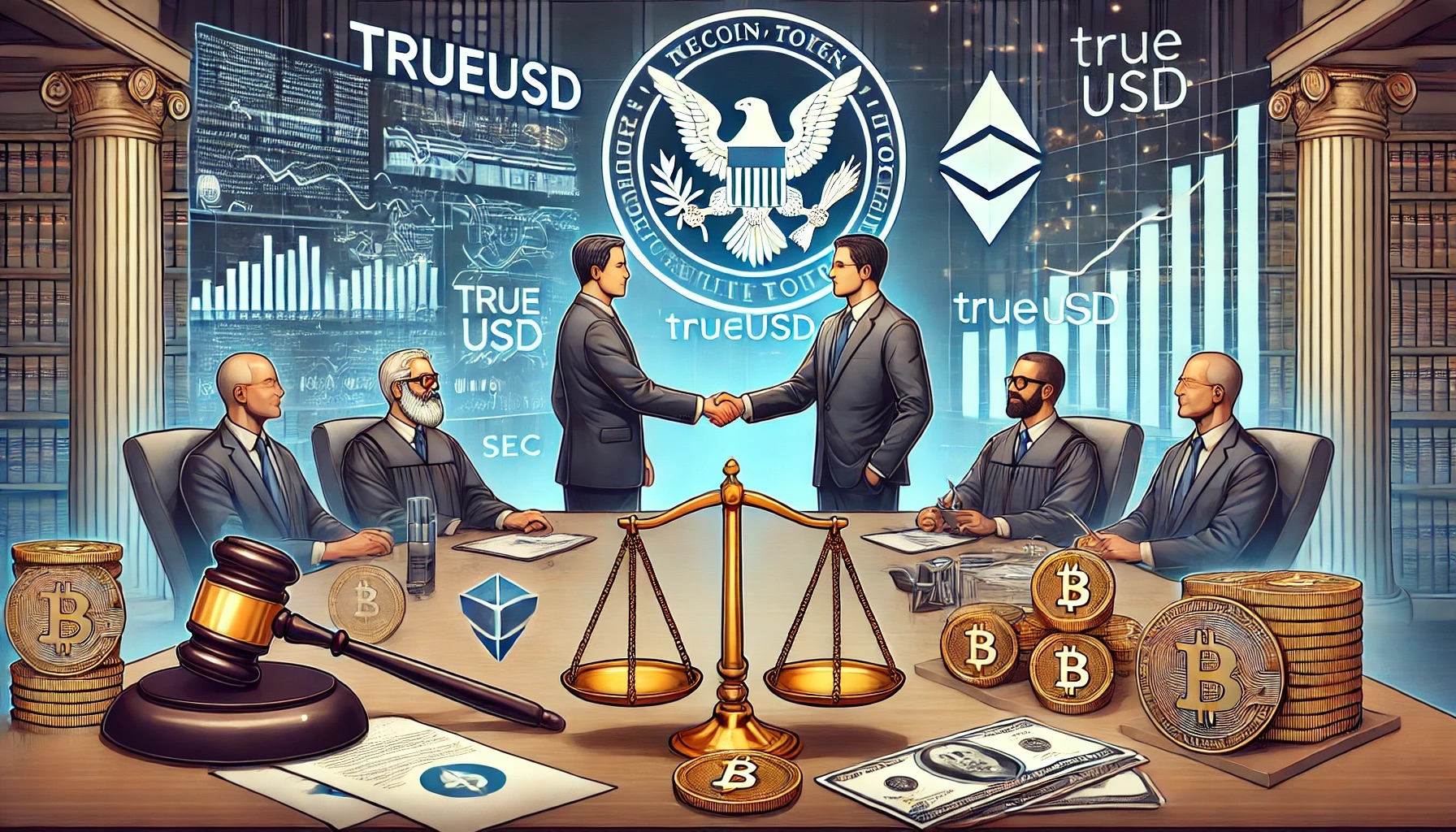 SEC Reaches Settlement with TrueCoin and TrustToken Regarding TrueUSD Transactions