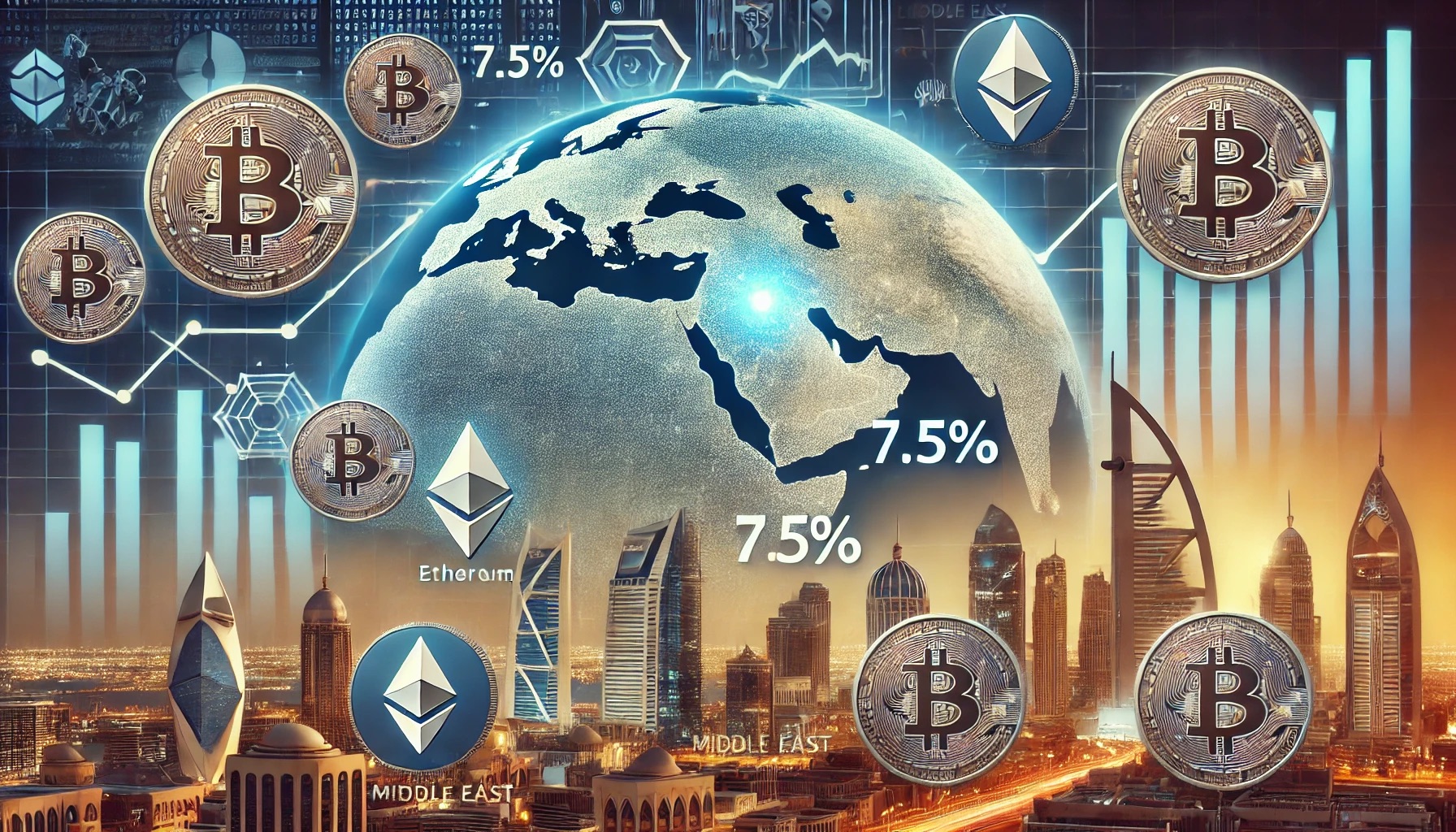 Middle East Contributes 7.5% to Global Cryptocurrency Transaction Volume