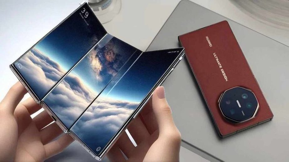 Huawei introduces $2,800 trifold phone designed for maximum portability