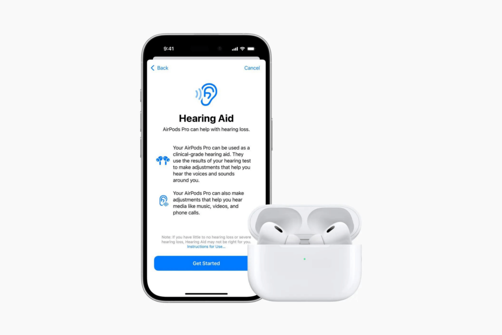 AirPods Pro 2 hearing aid feature