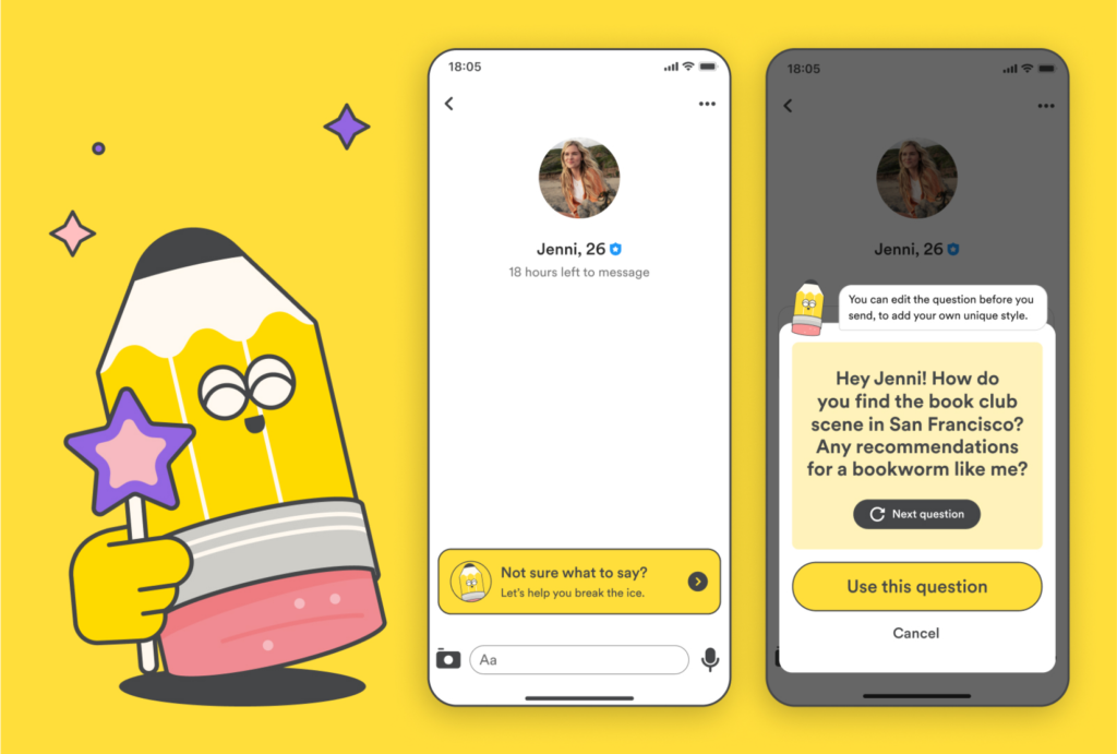 Bumble for Friends AI-generated icebreakers