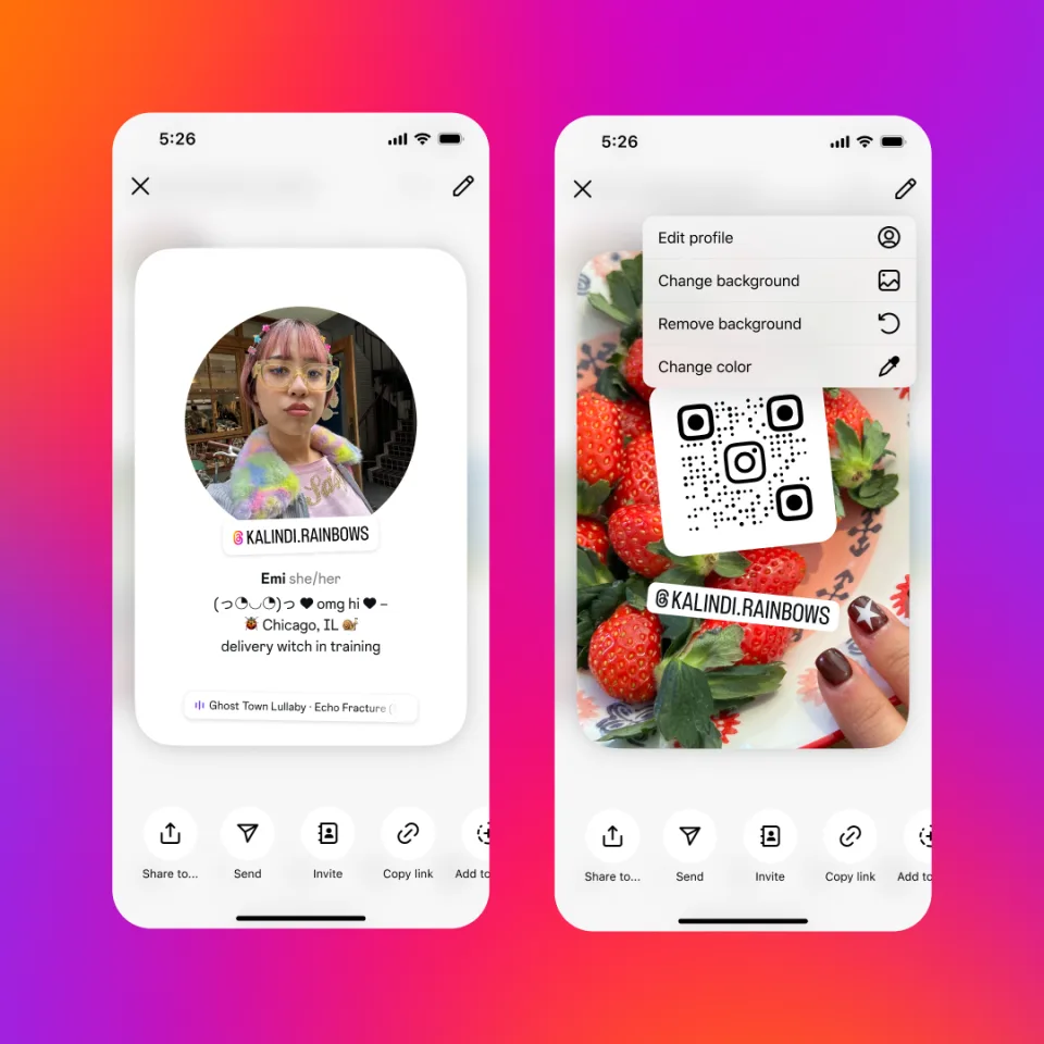 Instagram introduces profile cards to help users find new friends