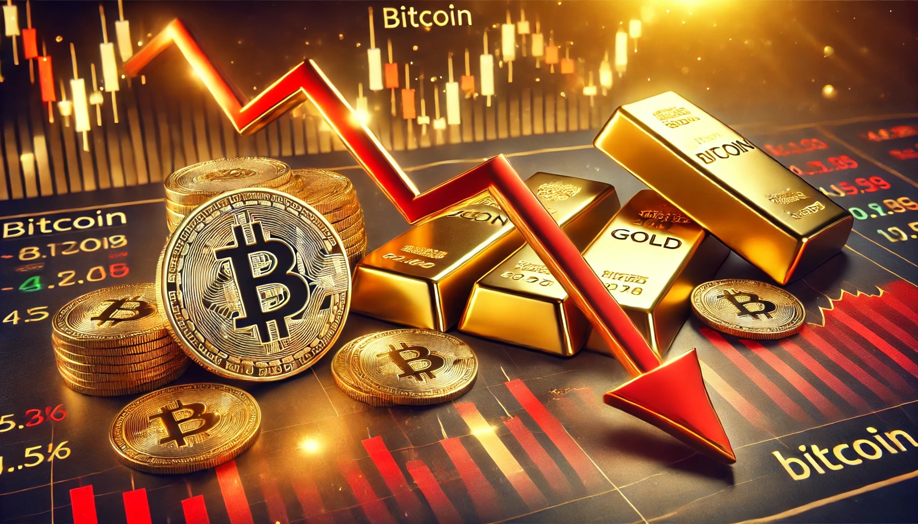 Bitcoin Dips While Gold Surges as Israel Promises Retaliation Against Iran