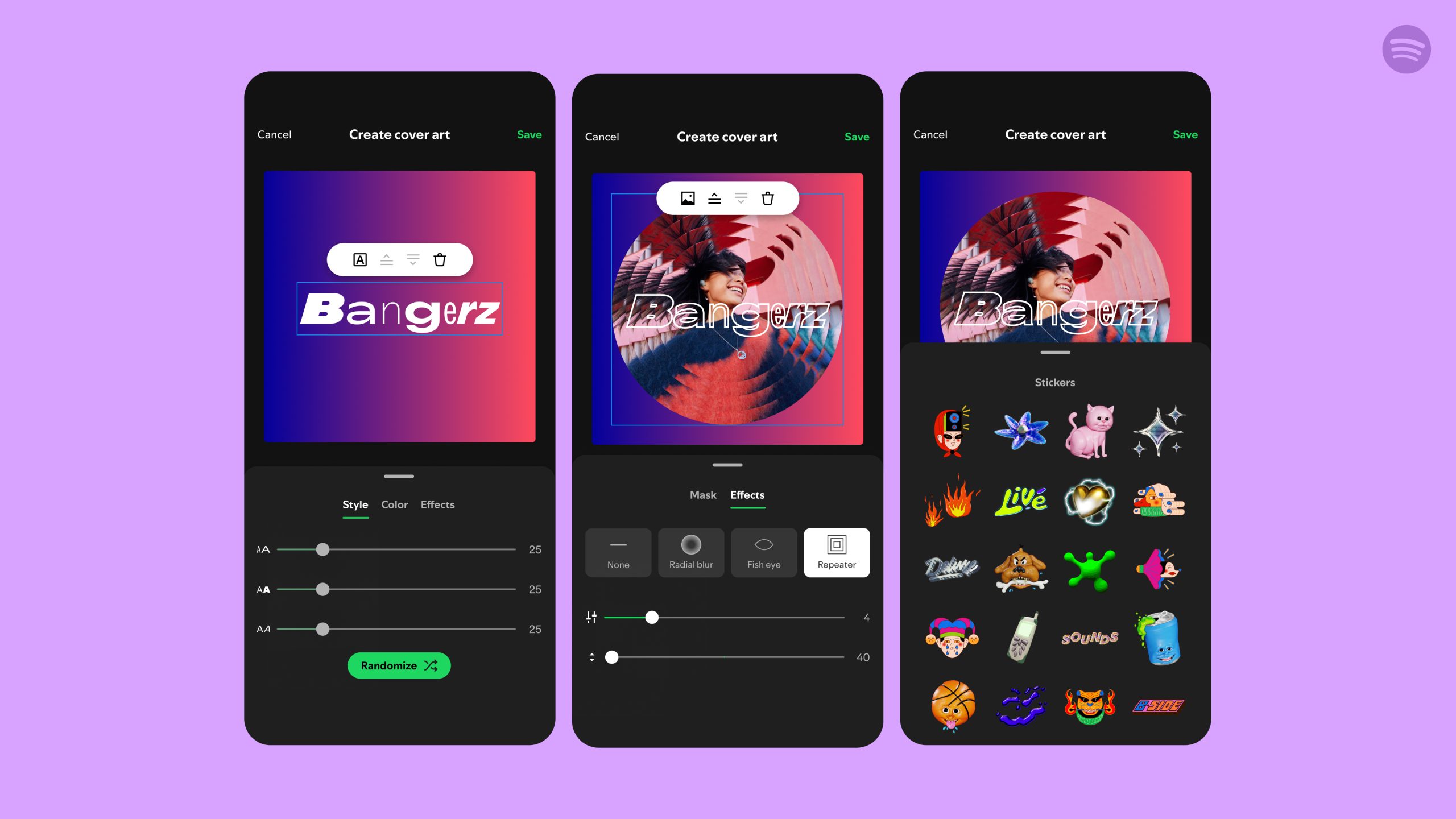 Spotify Lets You Show Off Your Style with Custom Playlist Covers