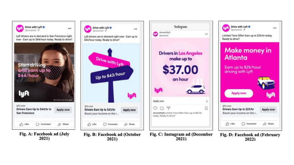 Lyft's ads earning claims