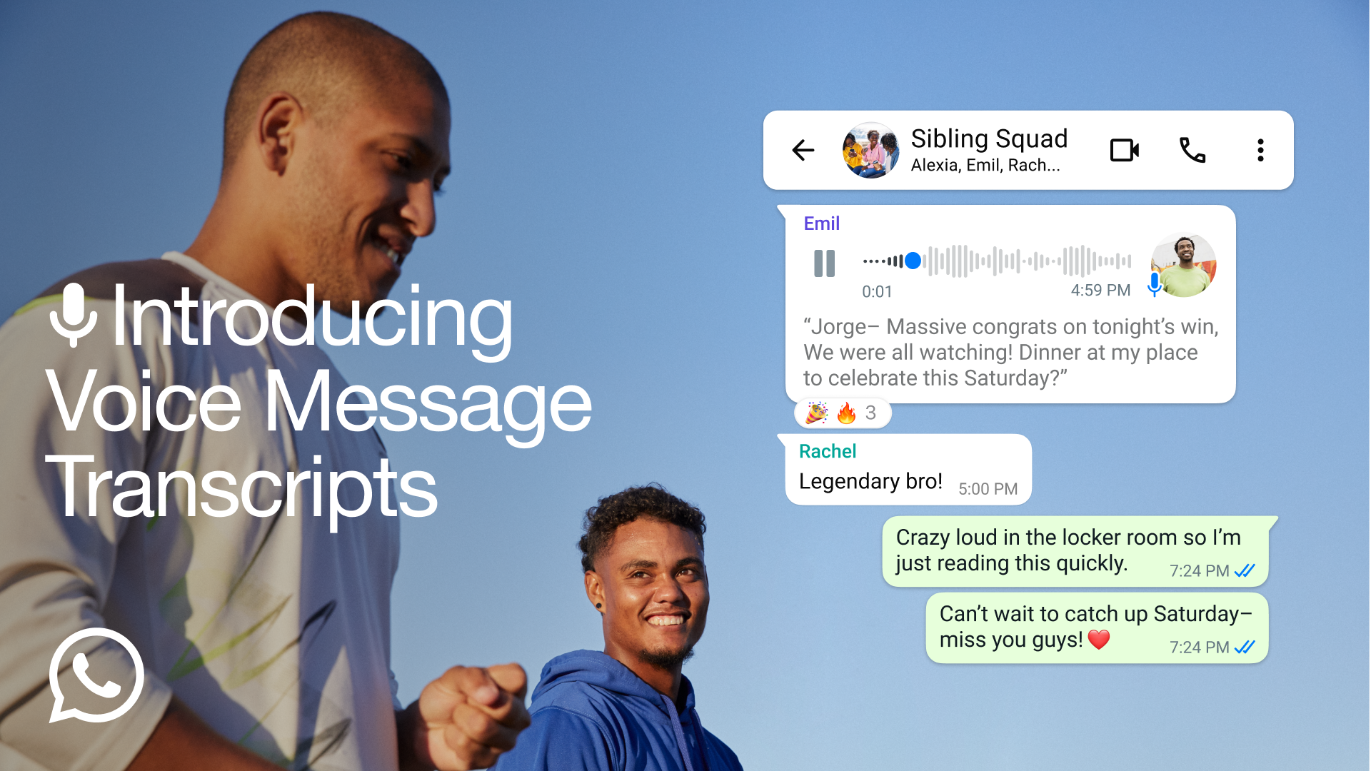 WhatsApp Launches Voice Message Transcripts