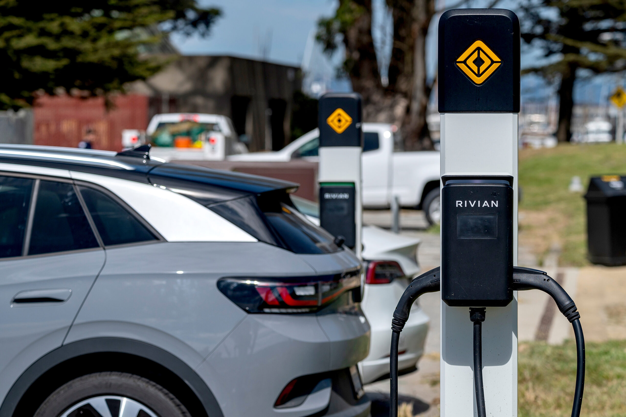 Rivian Expands Charging Network, Opening Access to Other EVs