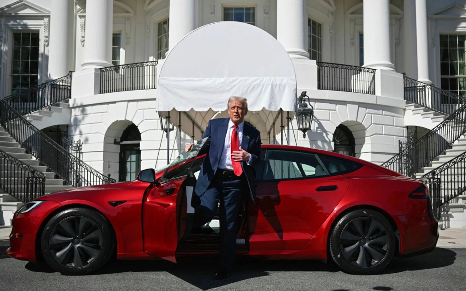 Trump Says He Will Classify Violence Against Tesla as Domestic Terrorism