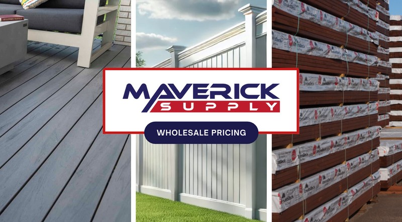 Maverick Supply Offers Quality Outdoor Building Materials at Wholesale