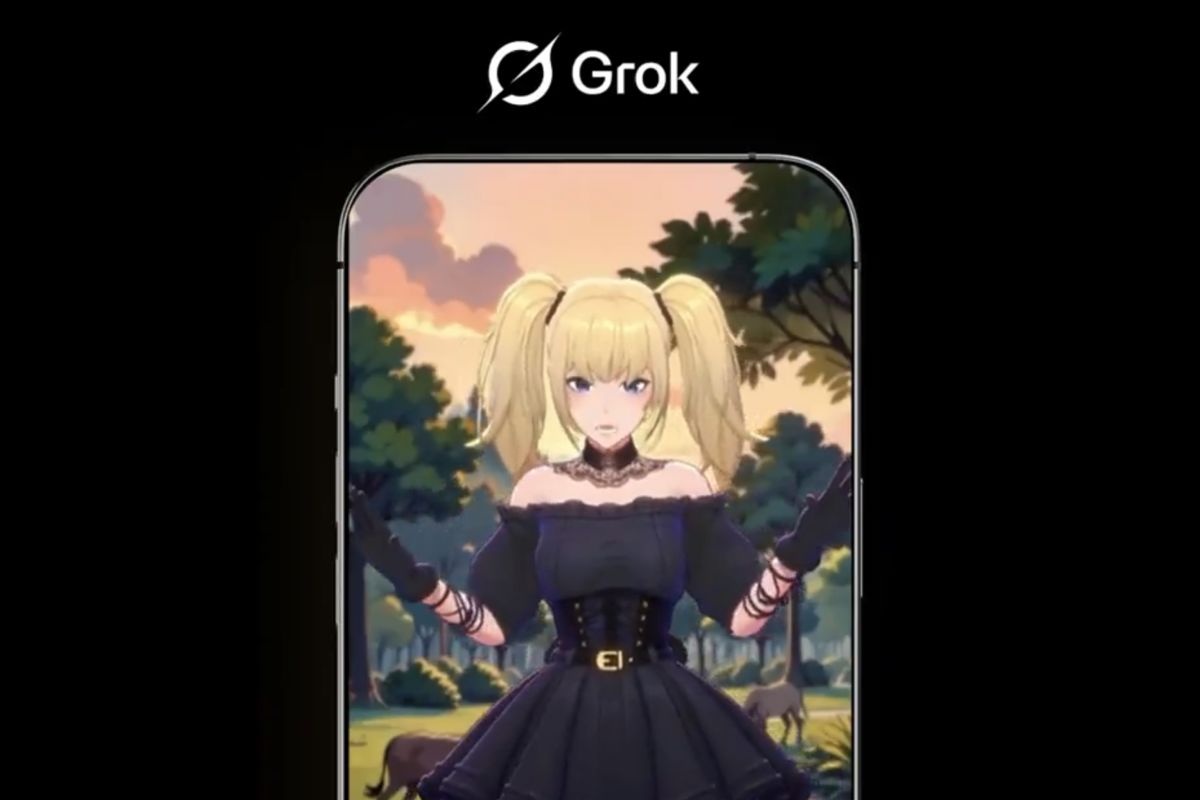 Elon Musk’s Grok Creates AI Companions, Including a Goth Anime Girl