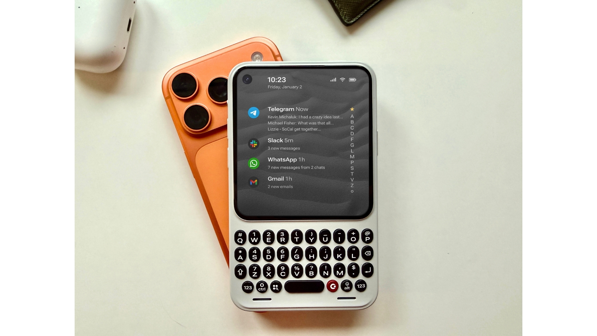 Clicks Debuts Communicator Phone With Physical Keyboard And Android 16 At CES