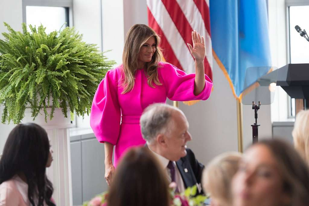 Melania Trump Appears With Humanoid Robot At White House Event On AI In Education