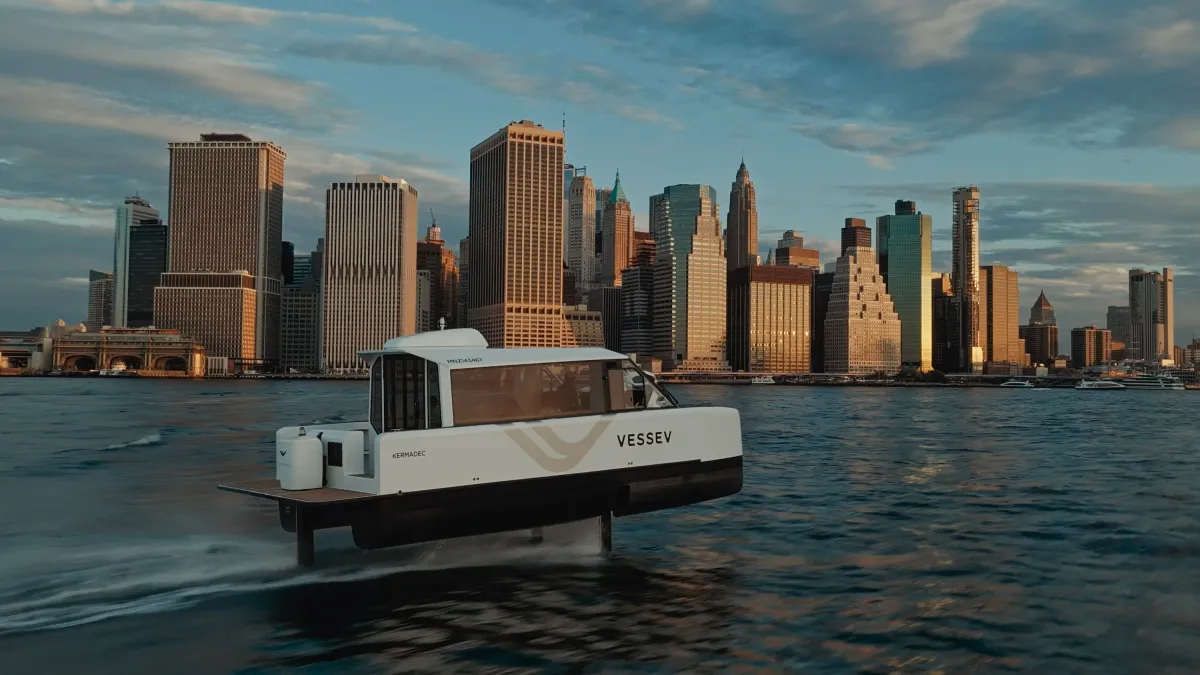 Vessev Bets On Electric Hydrofoil Ferries To Expand Water-Based Transit